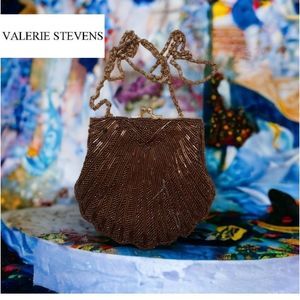 Valerie stevens beaded shell purse